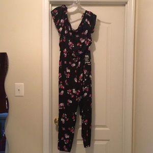 Express floral jumpsuit
